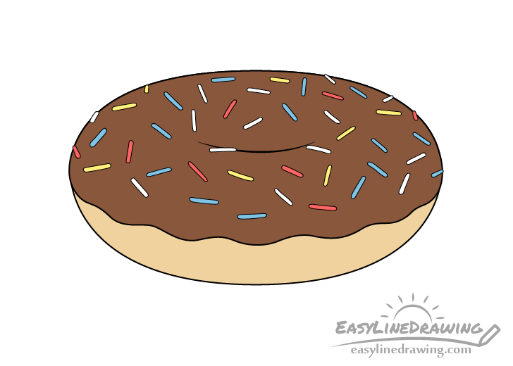 Drawing Euclidean Illustration Donuts painted food png  PNGEgg