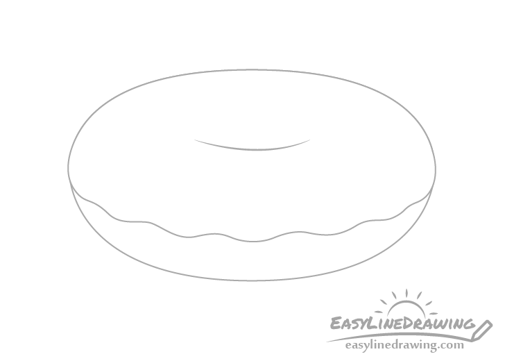 Doughnut icing drawing
