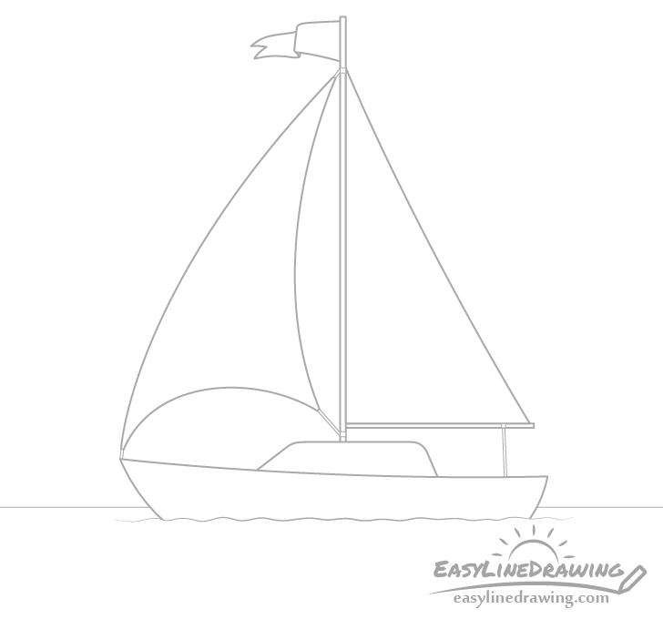 How to Draw a Boat - Really Easy Drawing Tutorial