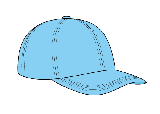 How to Draw a Baseball Cap Step by Step - EasyLineDrawing