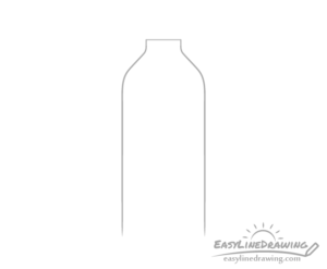 How to Draw a Bottle of Water Step by Step - EasyLineDrawing