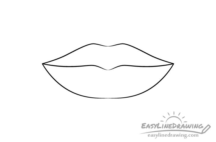 easy to draw lips