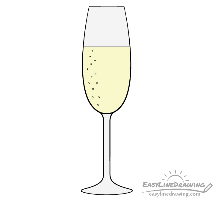 How To Draw A Champagne Glass Magnuson Heirmaked