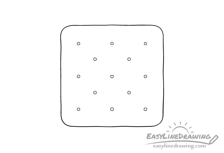 Cracker line drawing 