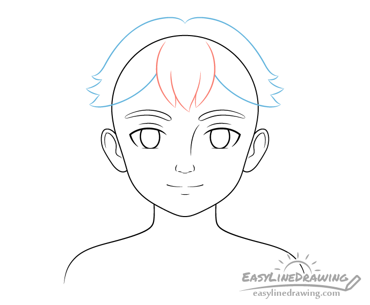How To Draw Boys Hair  Step By Step Guide  Storiespubcom Learn With Fun