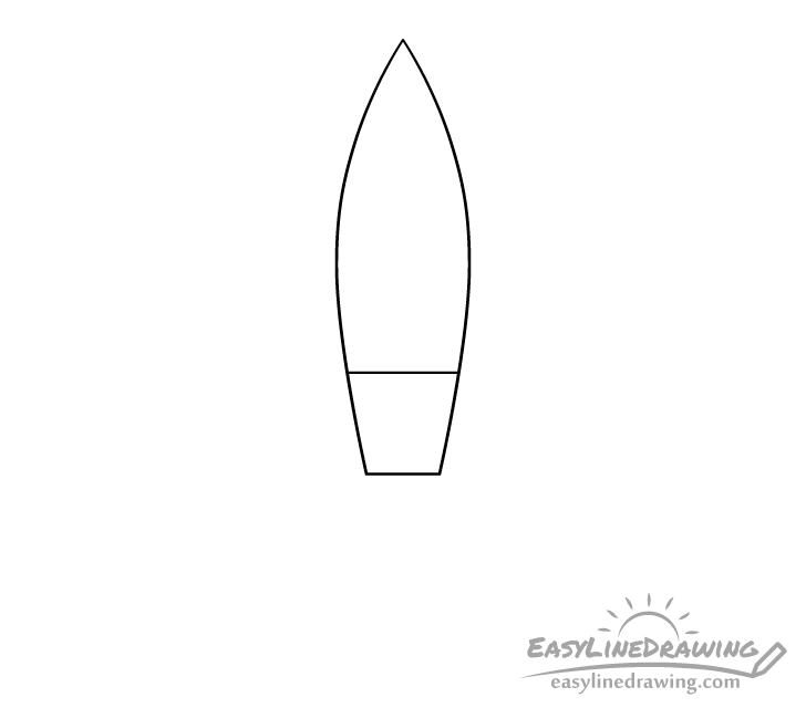 rocket bottom drawing