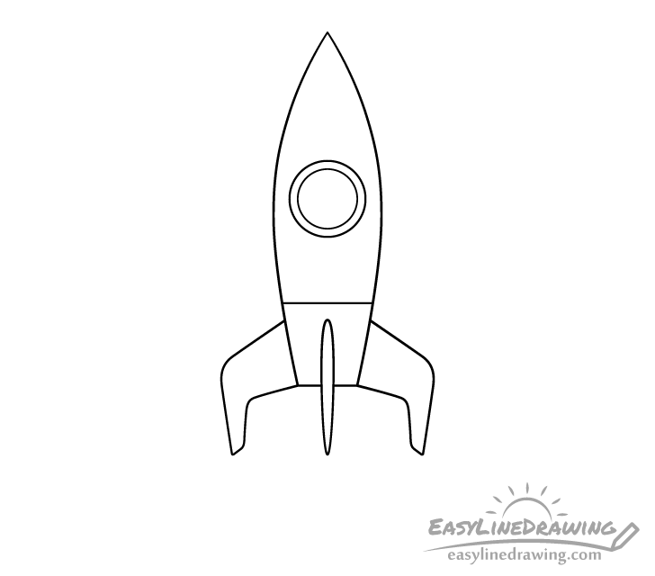 rocket window drawing